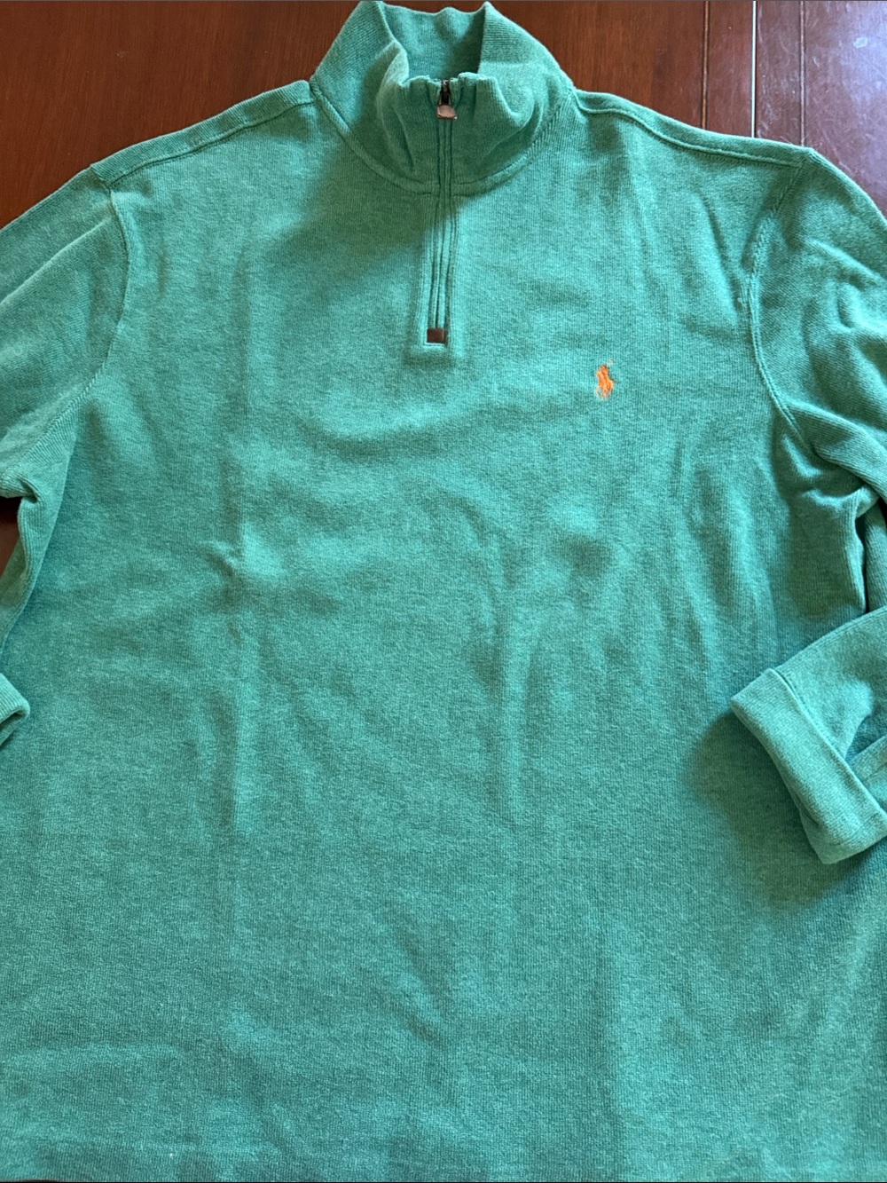 Polo by Ralph Lauren Light Green Half-Zip Pullover